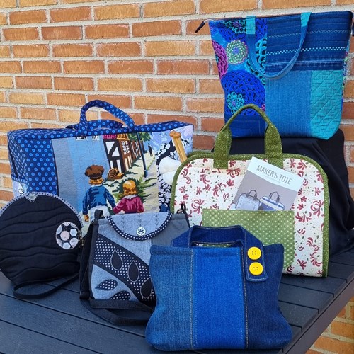 Patchwork på symaskine
